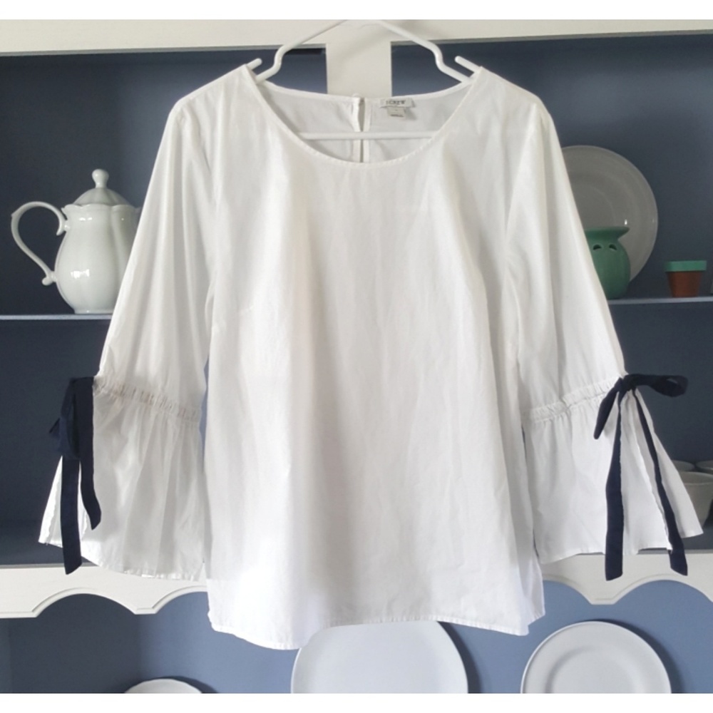 J. CREW Bell Sleeve Top